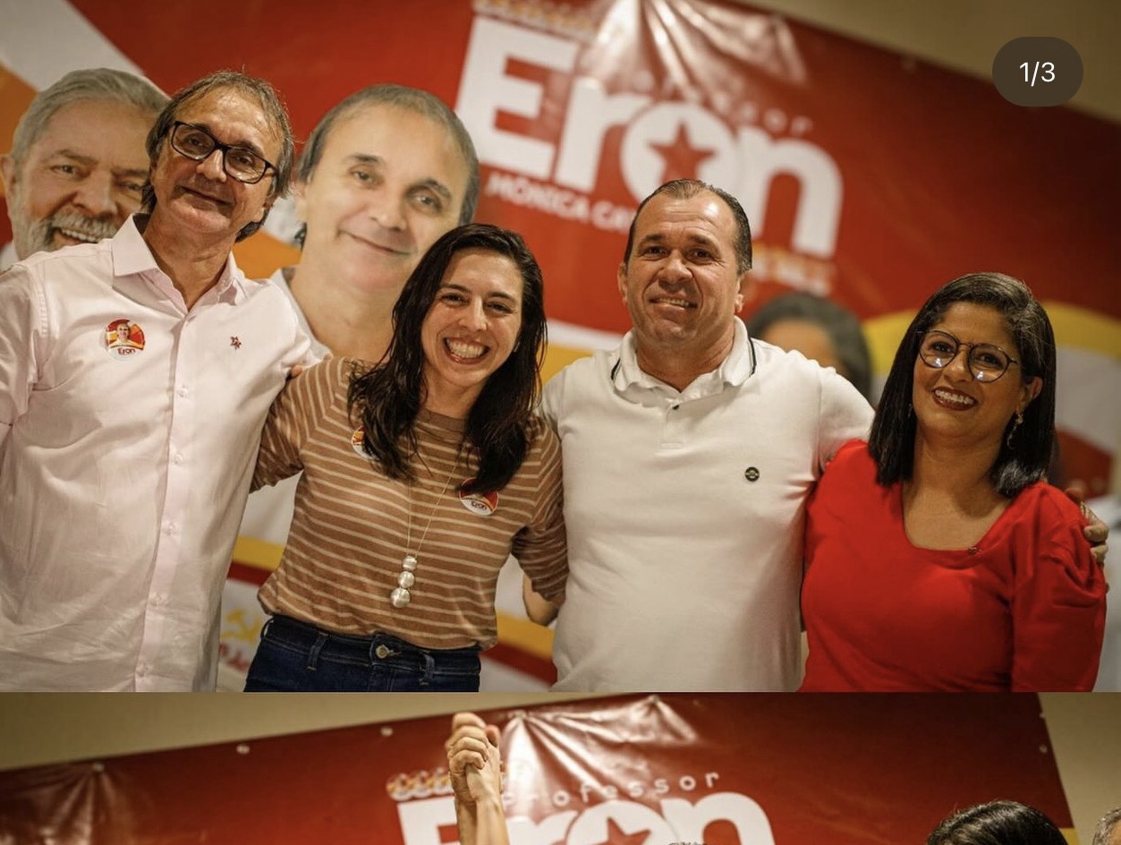 PT Oficializa Candidatura de Eron do PT à Prefeitura de Parnamirim com Mônica como Vice