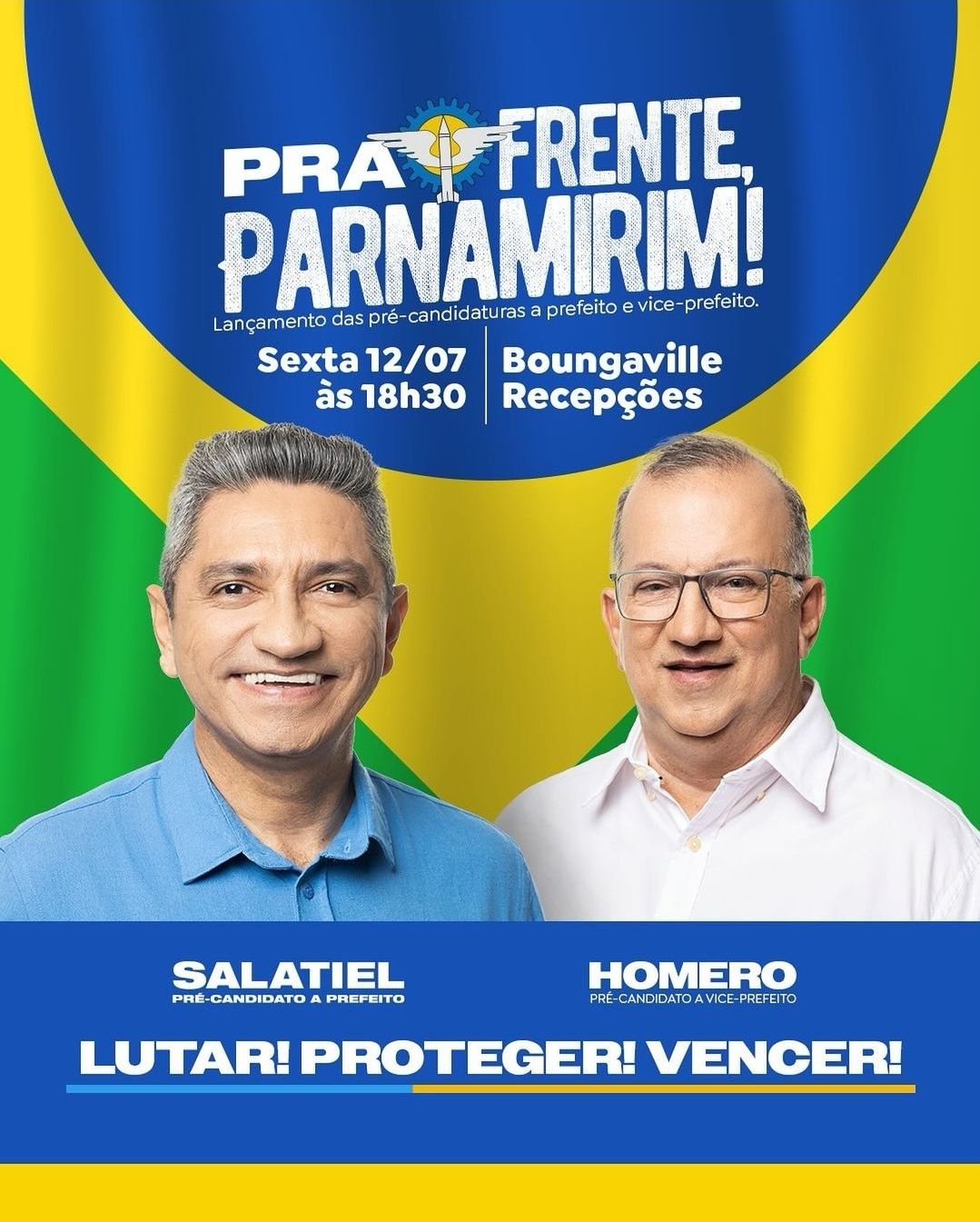 Salatiel e Homero oficializam pré-candidaturas em Parnamirim