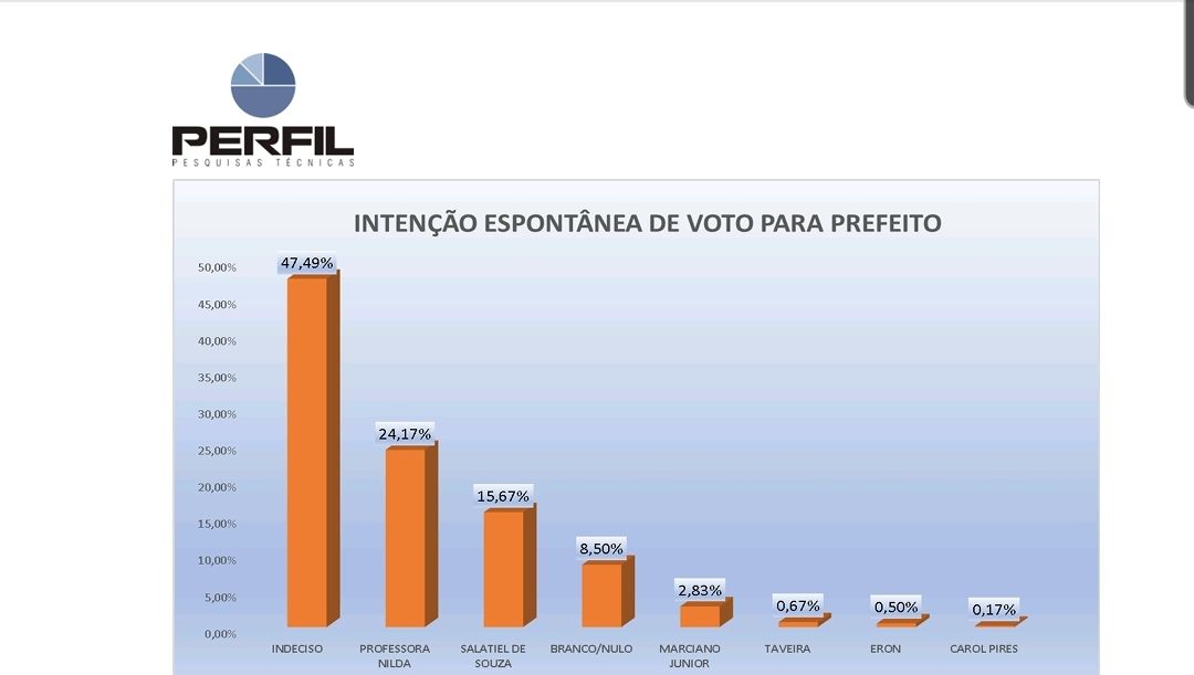 PESQUISA PERFIL/ BLOG POLITICANDO CENÁRIO ESPONTÂNEO