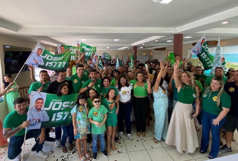 ALEGRIA E ESPERANÇA MARCAM O LANÇAMENTO DA CANDIDATURA DE JOSU MATOS EM PARNAMIRIM